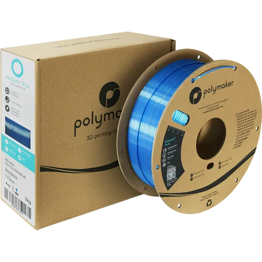 PolyLite Dual Silk PLA Beluga Silver-Blue