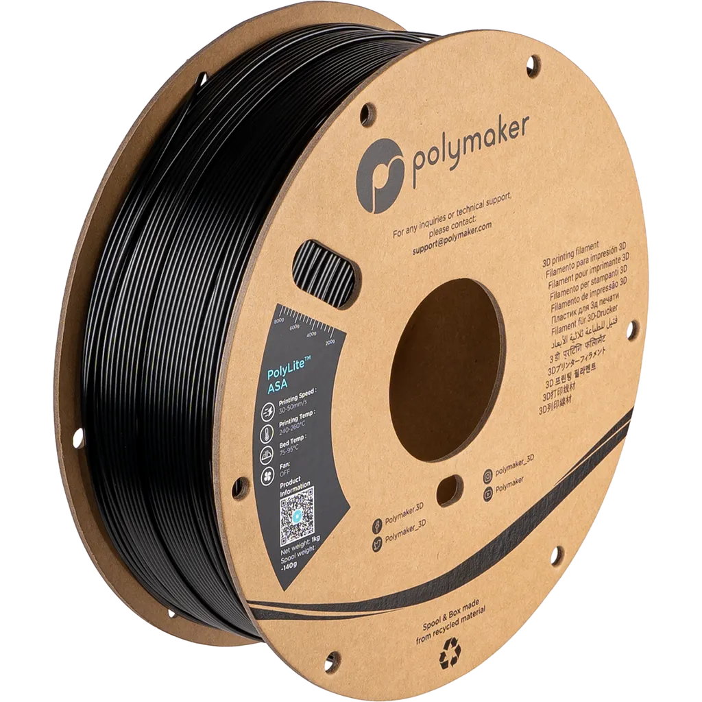 Polymaker PolyLite™ ASA Jet Black