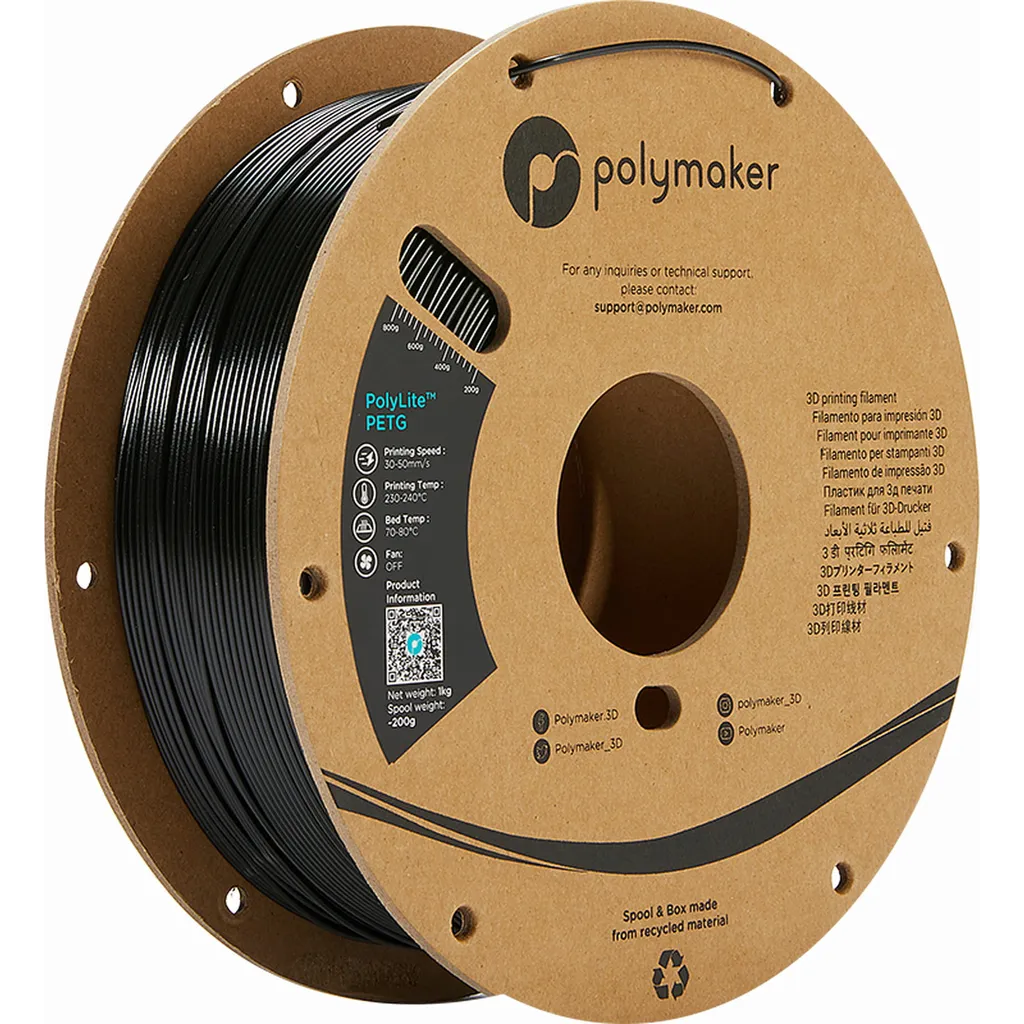 Polymaker PolyLite™ PETG Black