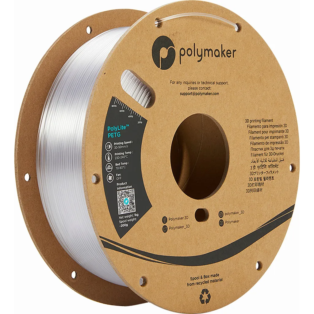 Polymaker PolyLite™ PETG Transparent