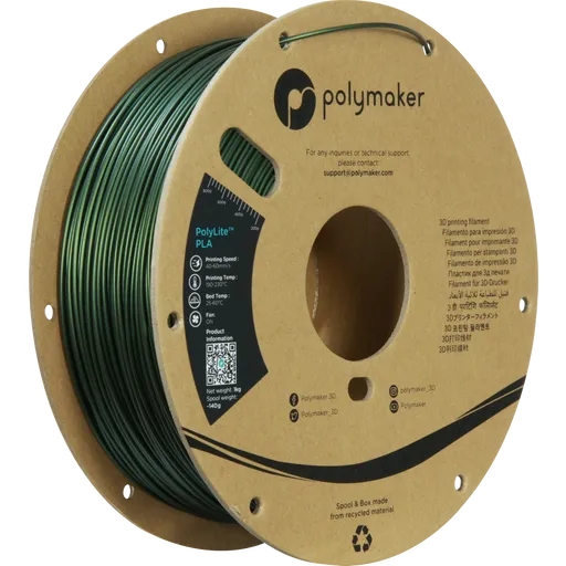 Polymaker PolyLite™ PLA Sparkle Dark Green