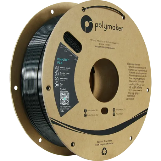 Polymaker PolyLite™ Silk PLA Black