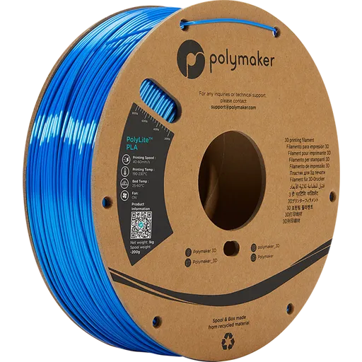 Polymaker PolyLite™ Silk PLA Blue