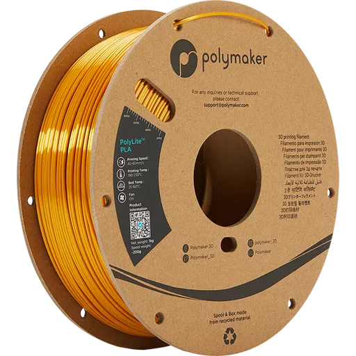 Polymaker PolyLite™ Silk PLA Gold