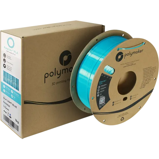 Polymaker PolyLite™ Silk PLA Light Blue