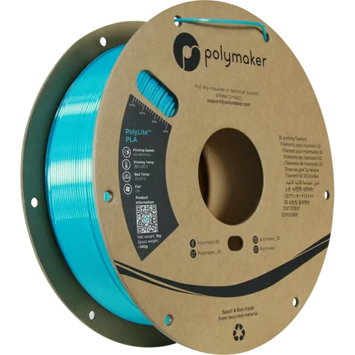 Polymaker PolyLite™ Silk PLA Light Blue