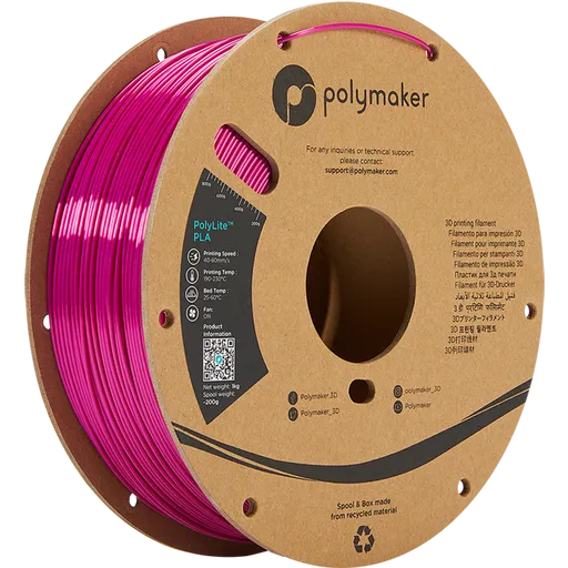 Polymaker PolyLite™ Silk PLA Magenta