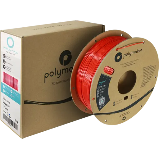 Polymaker PolyLite™ Silk PLA Red