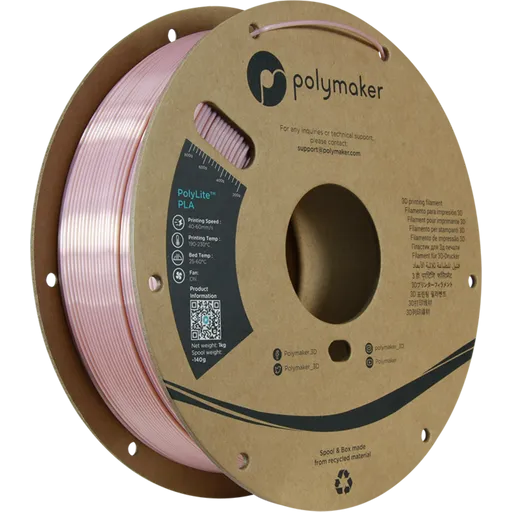 Polymaker PolyLite™ Silk PLA Rose Gold