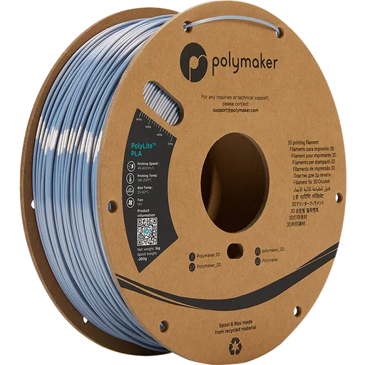 Polymaker PolyLite™ Silk PLA Silver