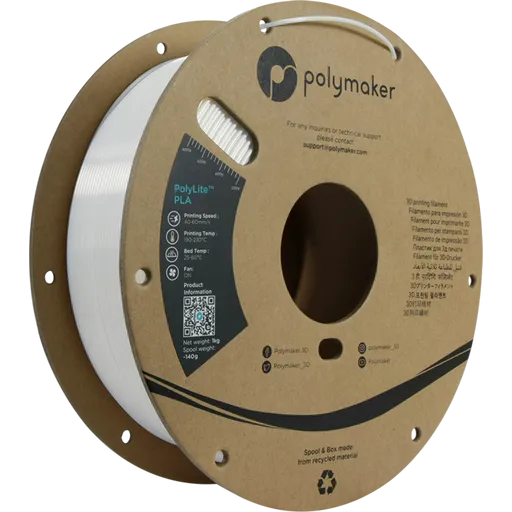 Polymaker PolyLite™ Silk PLA White