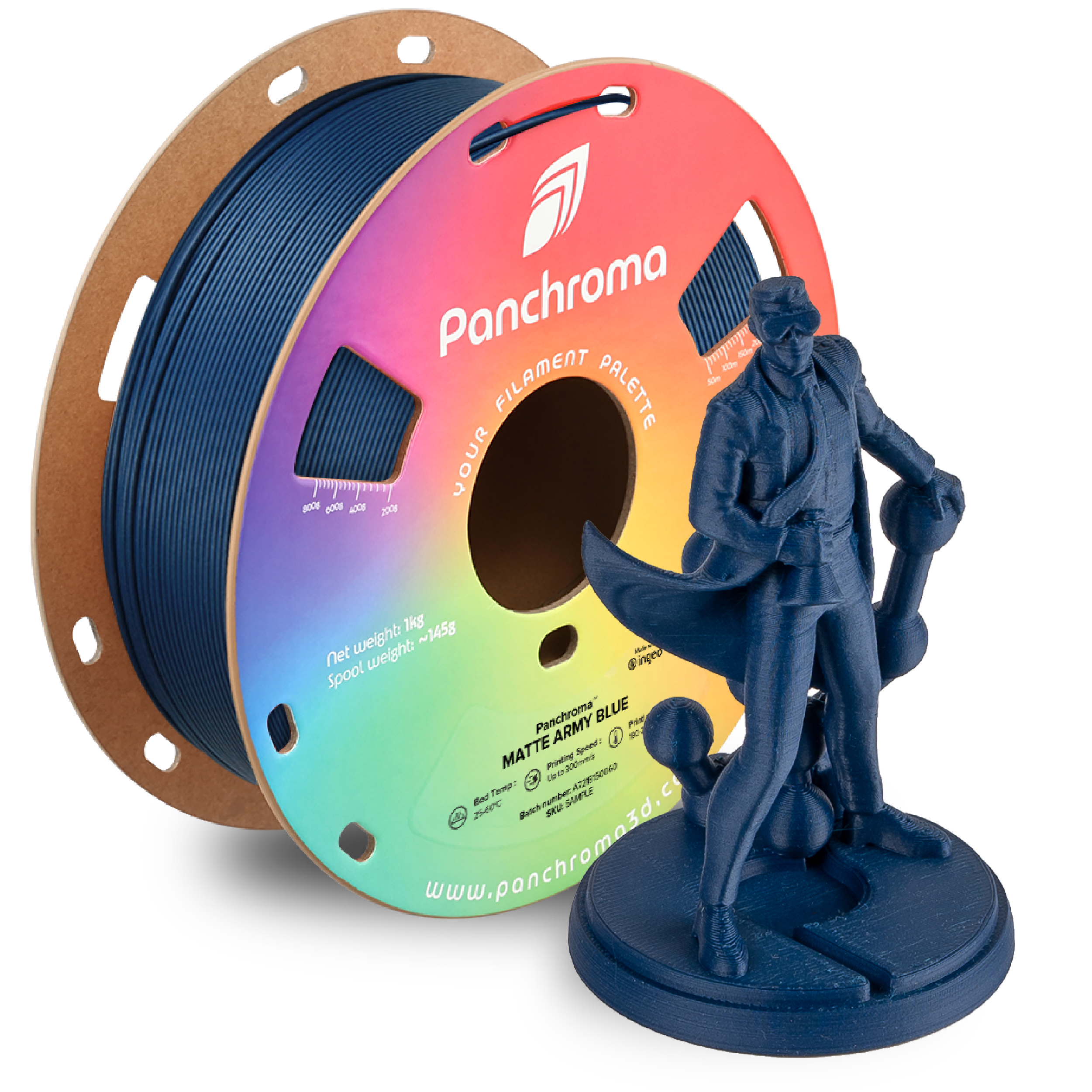 Panchroma™ PLA Matte Army Blue