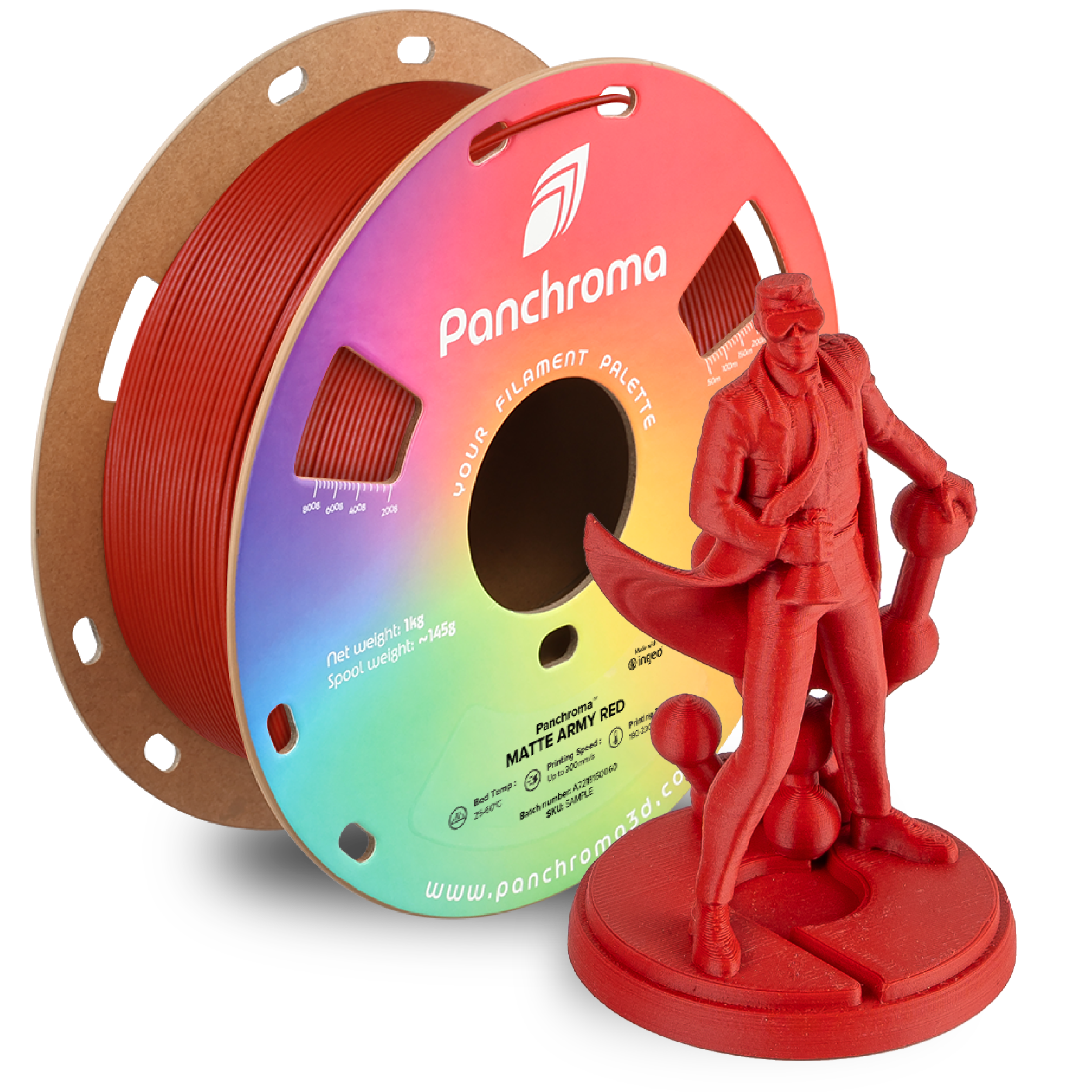 Panchroma™ PLA Matte Army Red