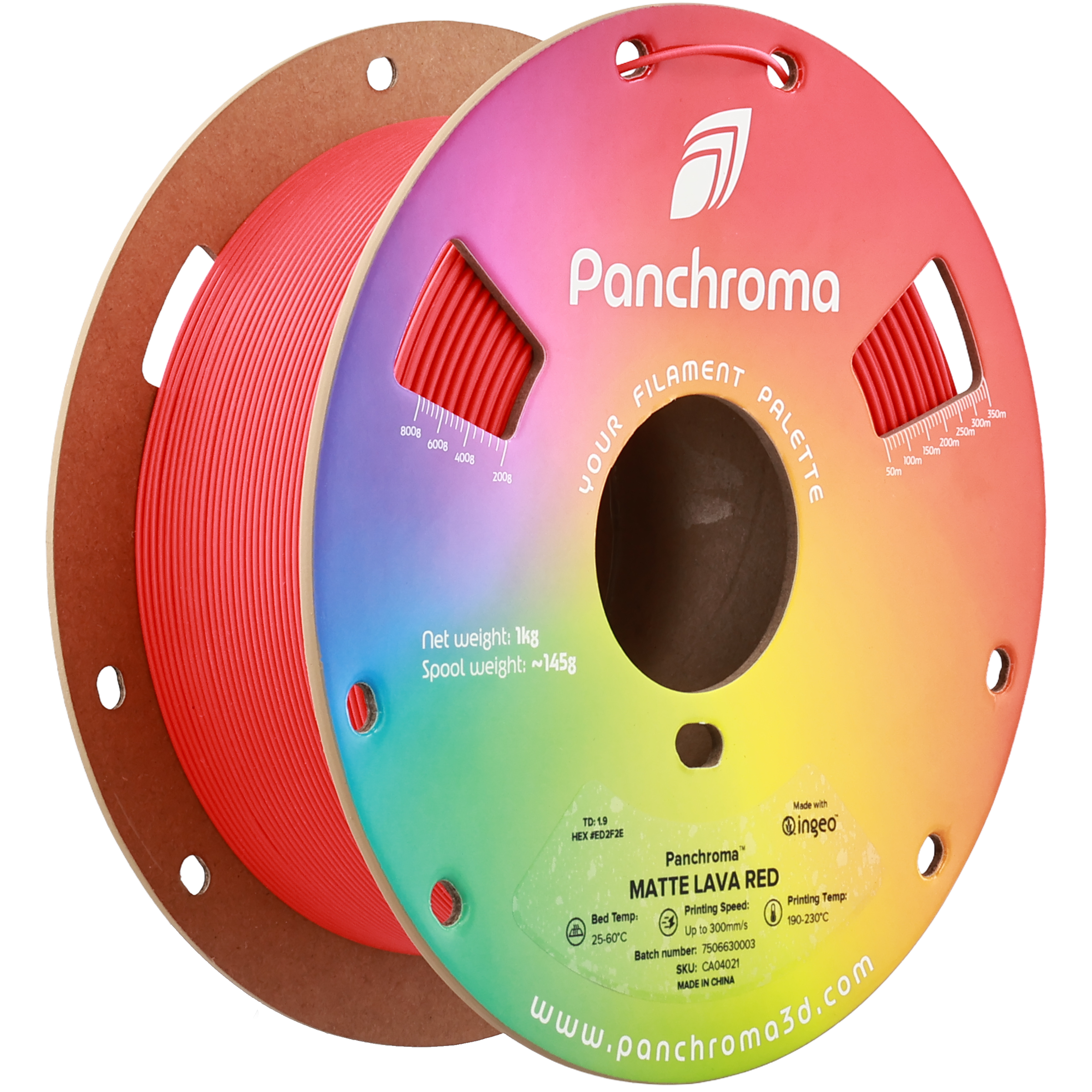 Panchroma™ PLA Matte Lava Red