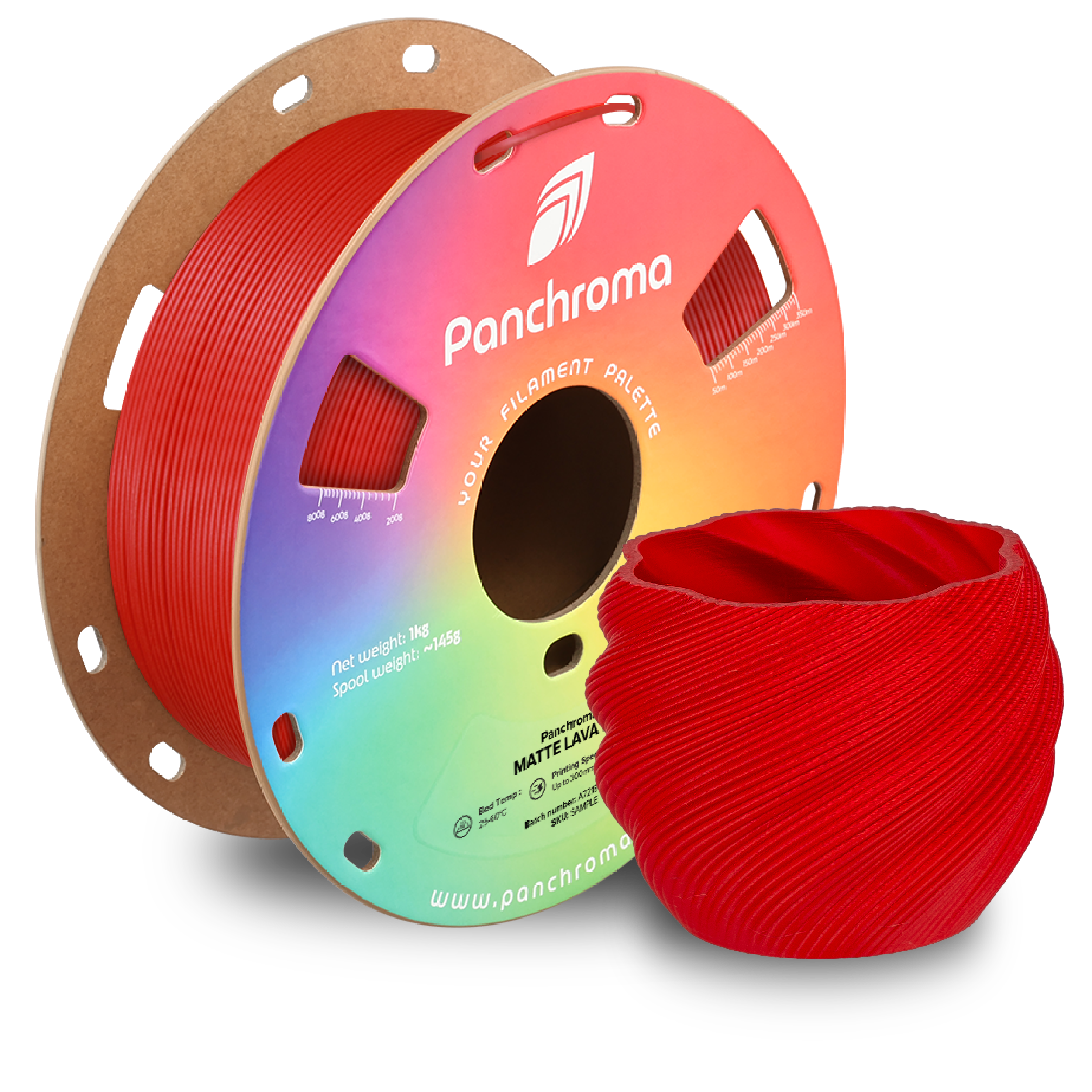 Panchroma™ PLA Matte Lava Red